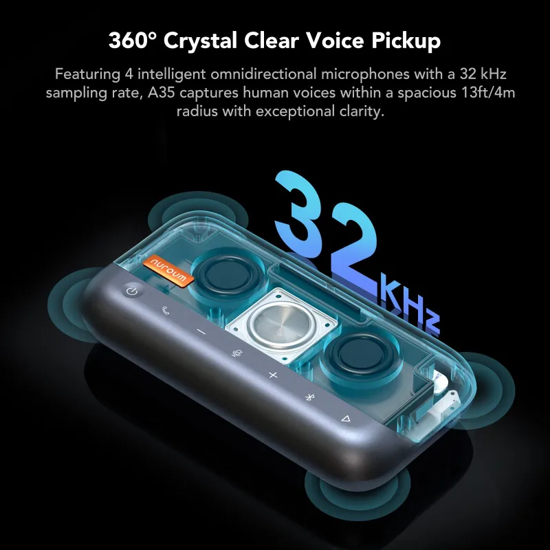 Nuroum A35 Portable  Bluetooth Speakerphones 