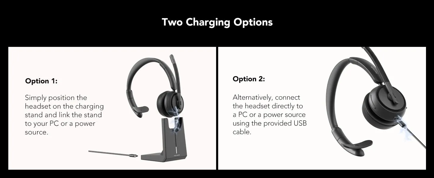 Two Charging Options